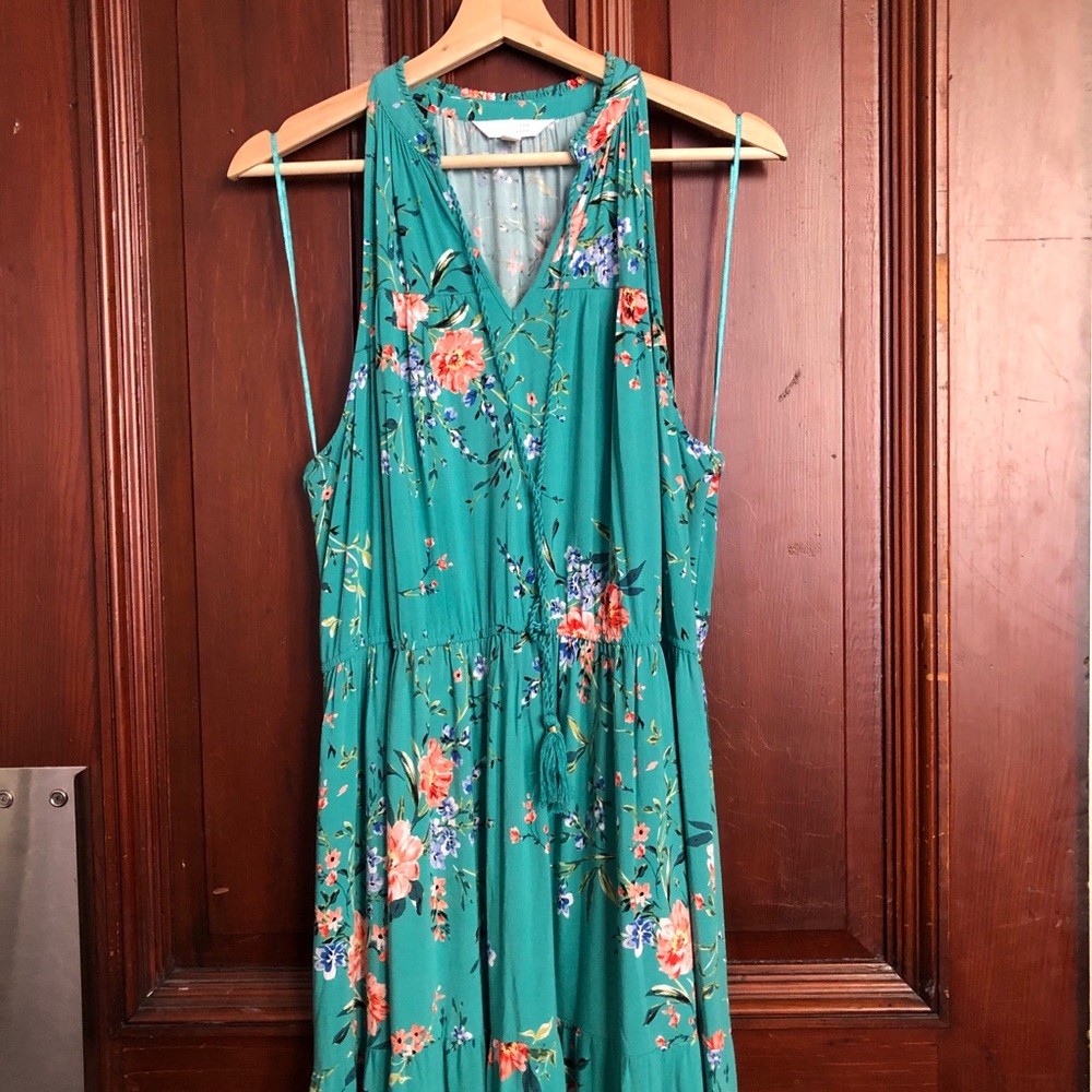 Floral Tiered Maxi Dress